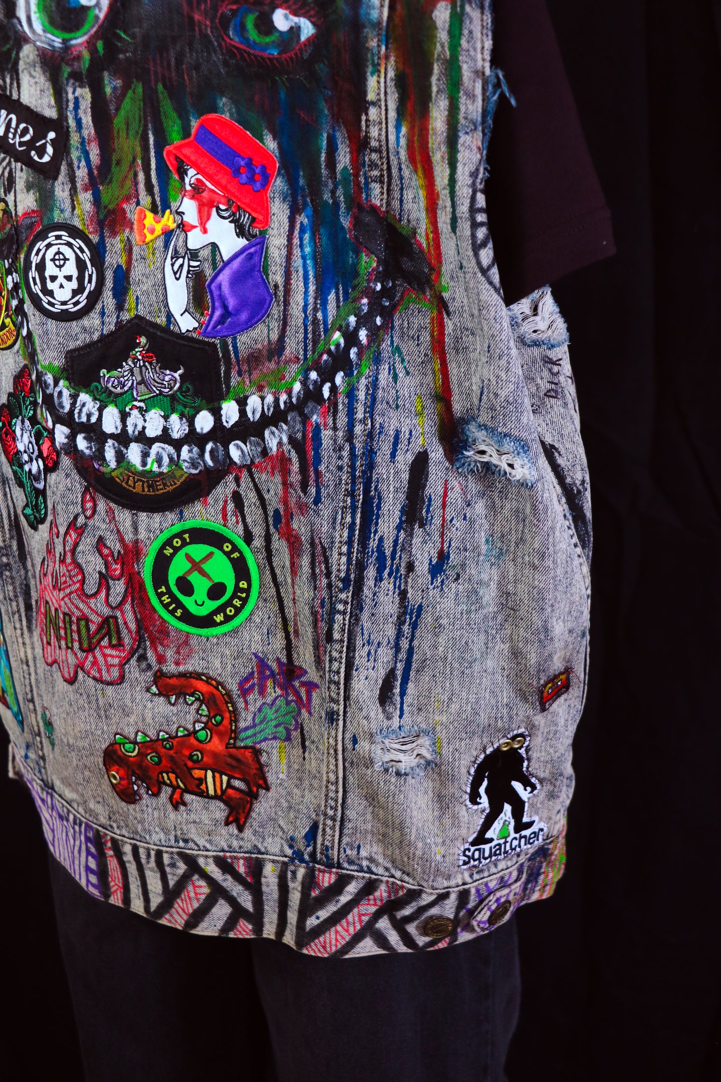 Punk Rock Vest- Rock the Vote