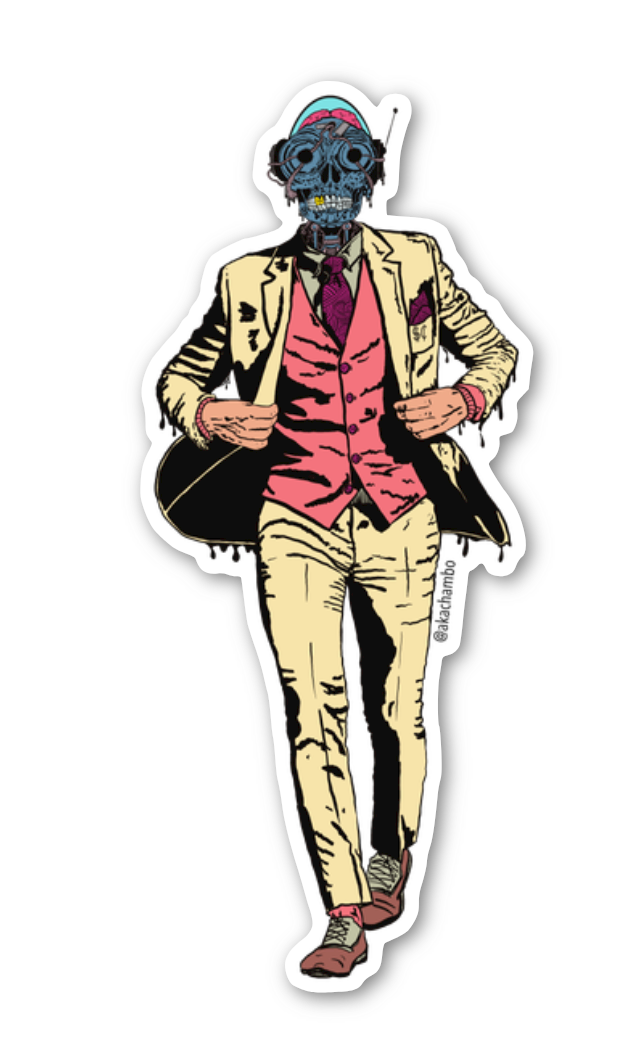 Work Machine FIVE Sticker