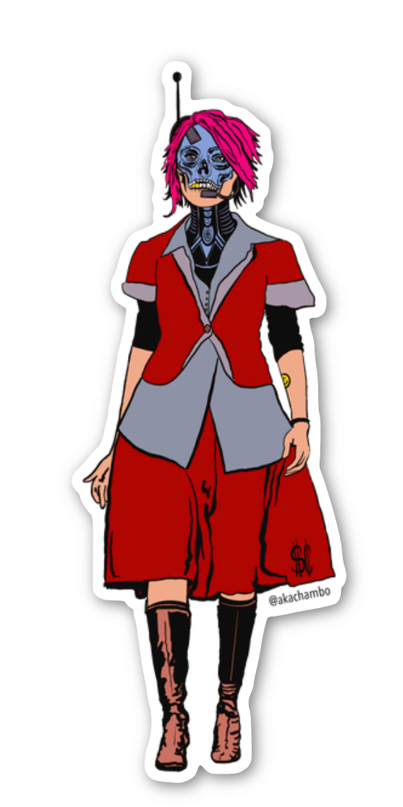 Work Machine SEVEN Sticker