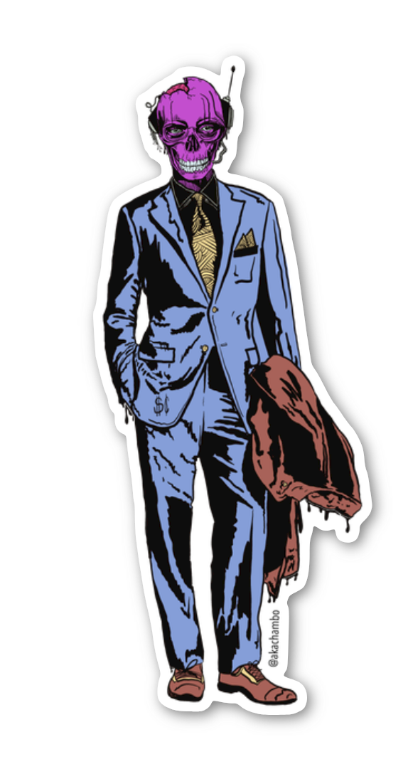 Work Machine TEN Sticker