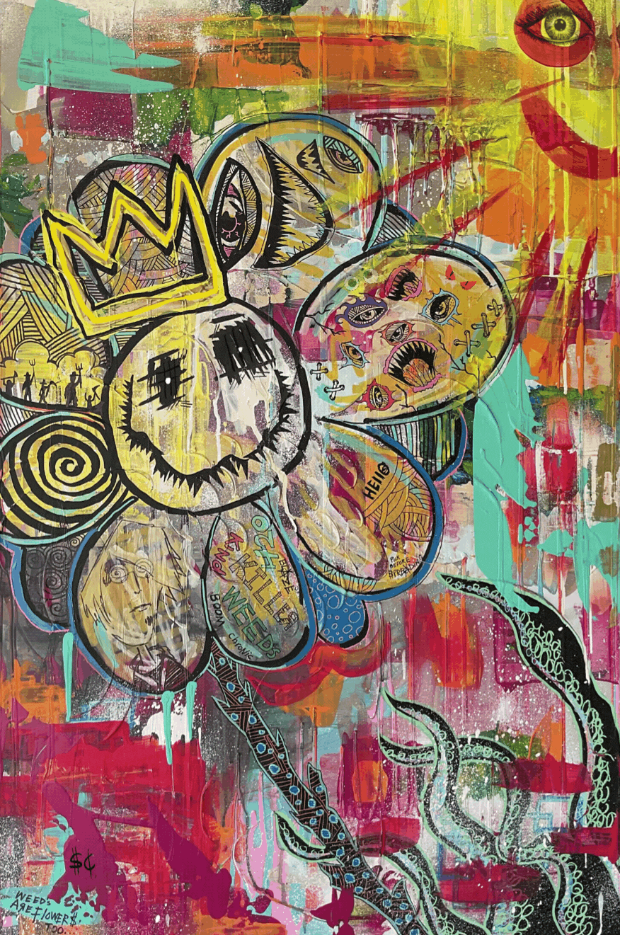 Weeds are Flowers Too- 8x10