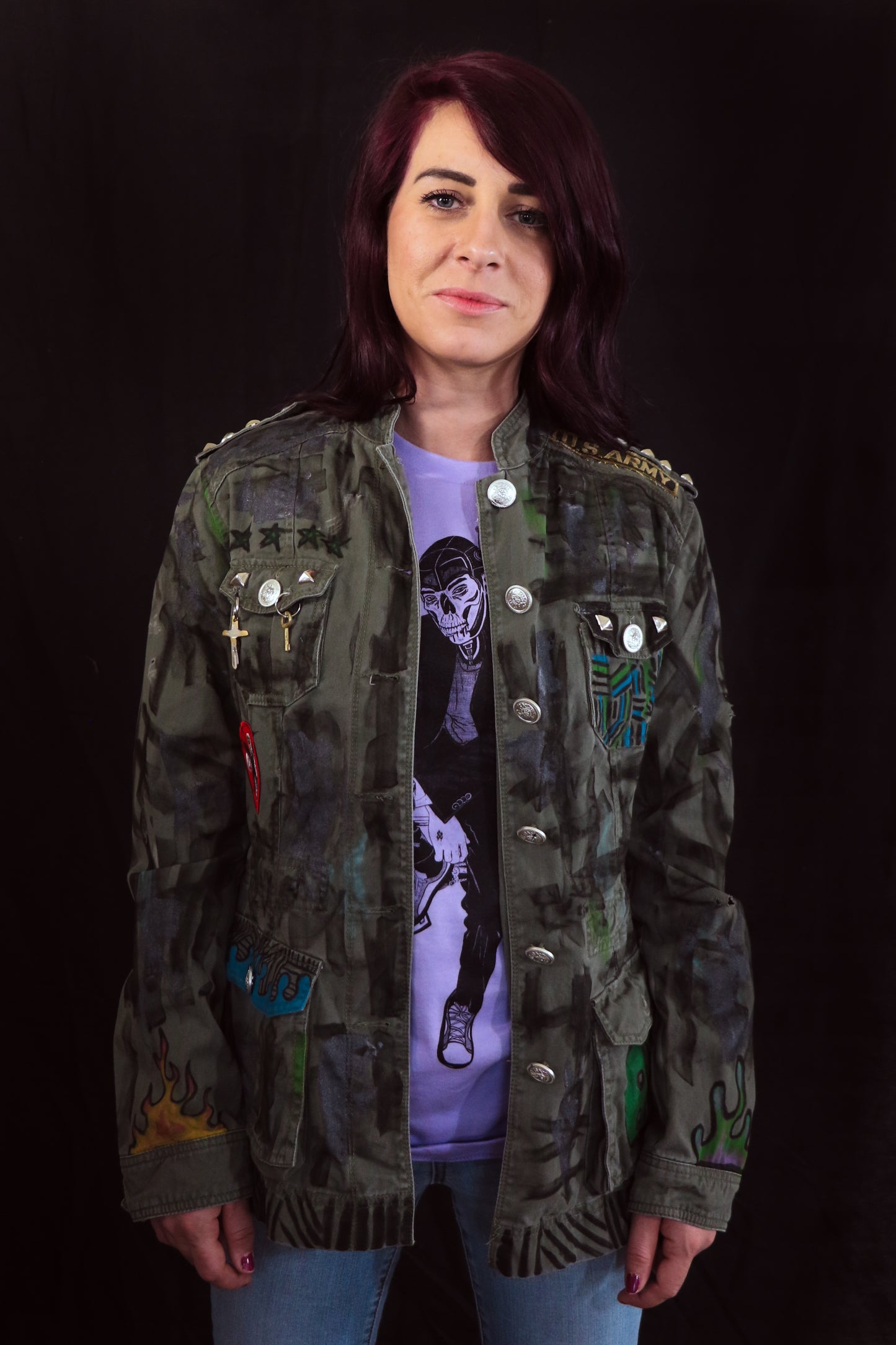 Punk Rock Jacket Camo