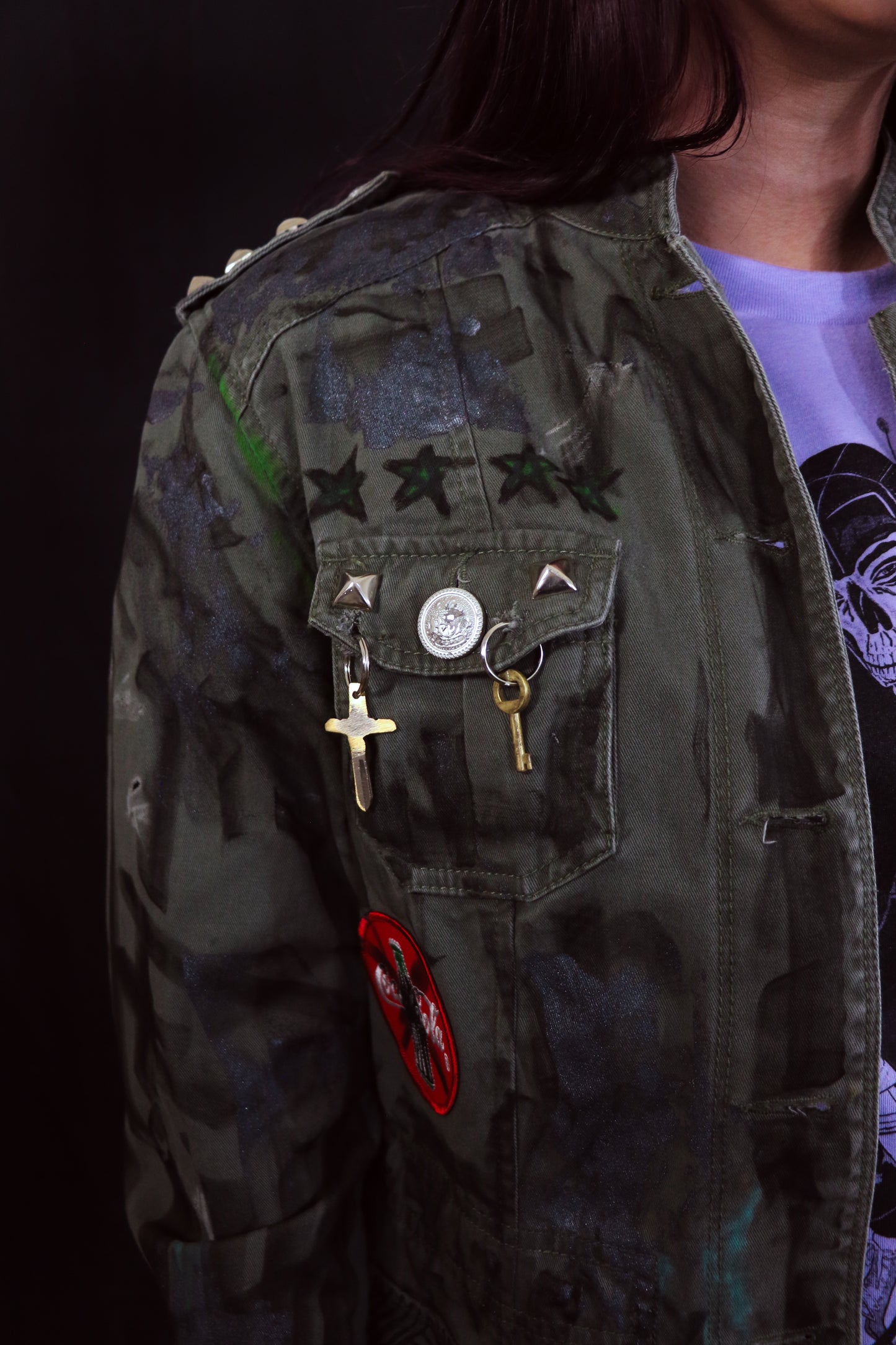 Punk Rock Jacket Camo