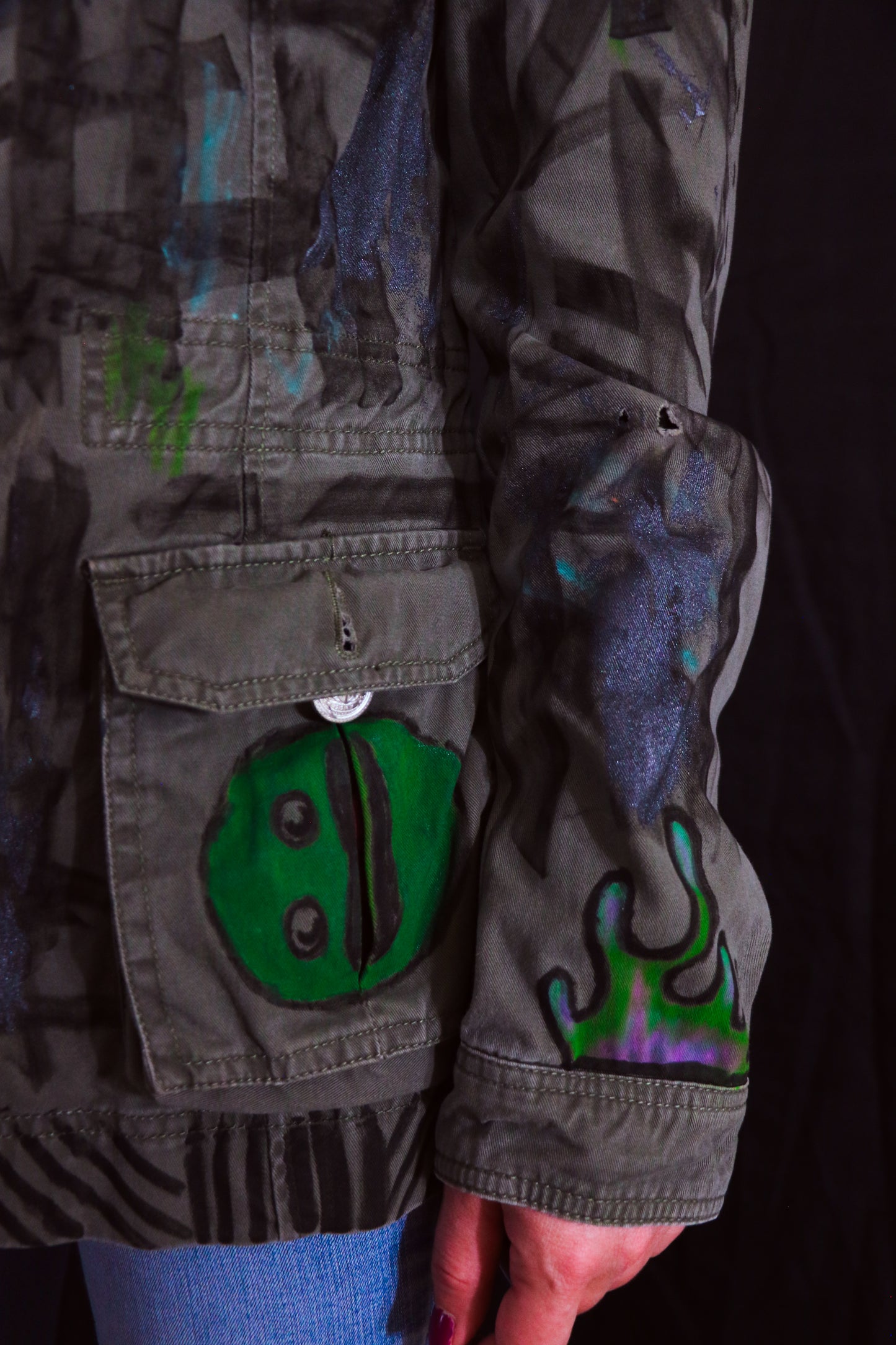 Punk Rock Jacket Camo