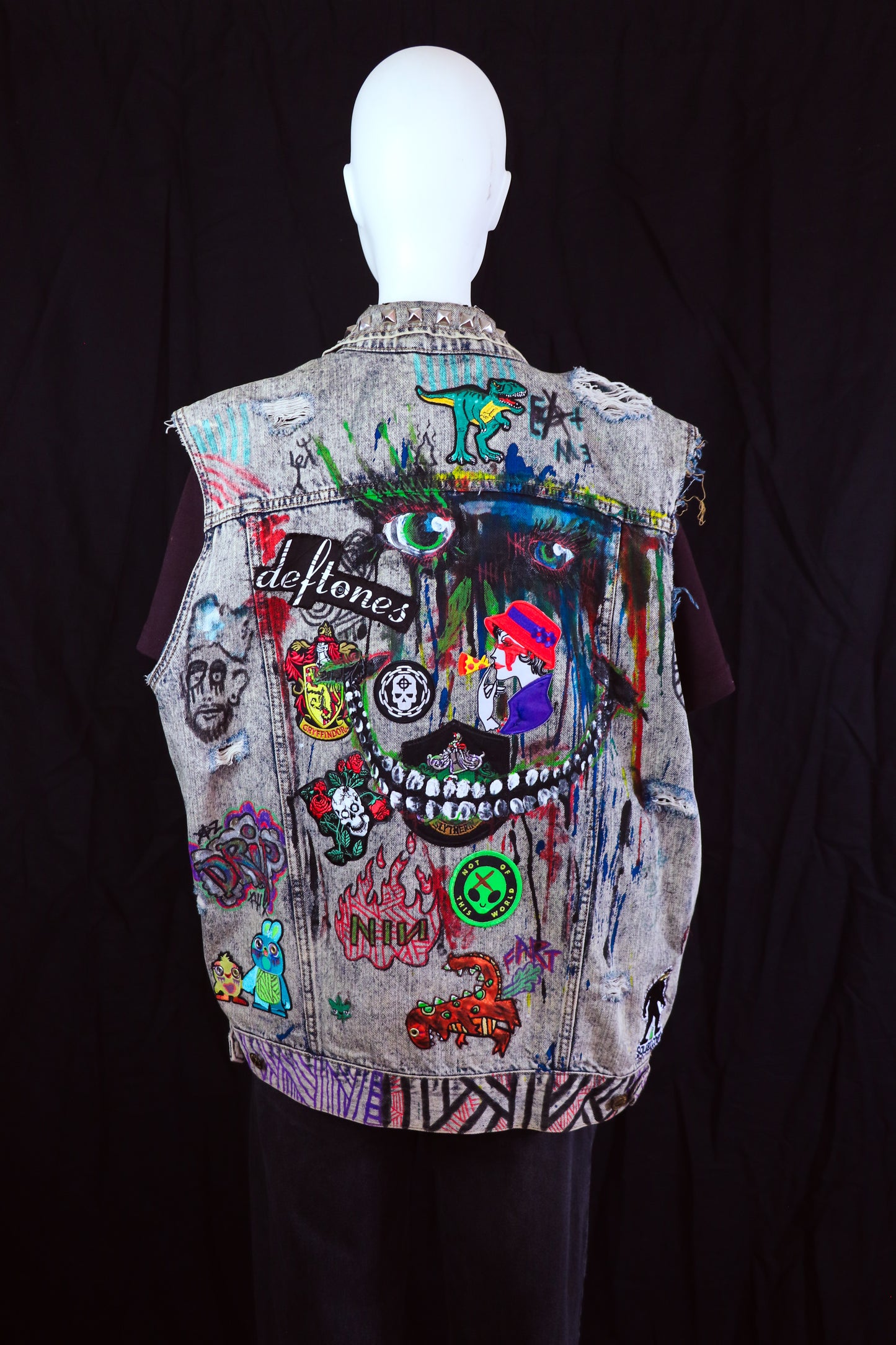 Punk Rock Vest- Rock the Vote