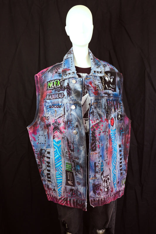 Jean Jacket Punk Rocker Punk Rock Jackets + Vests – AKA Chambo