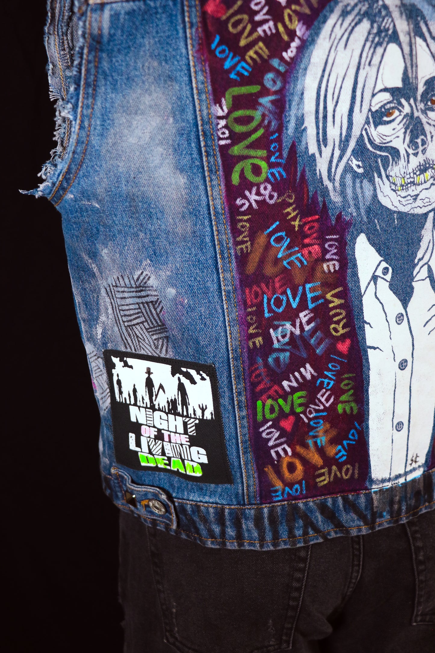 Punk Rock Vest- Roll with it