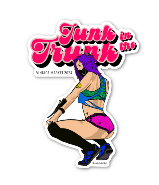 Junk in the Trunk Sticker